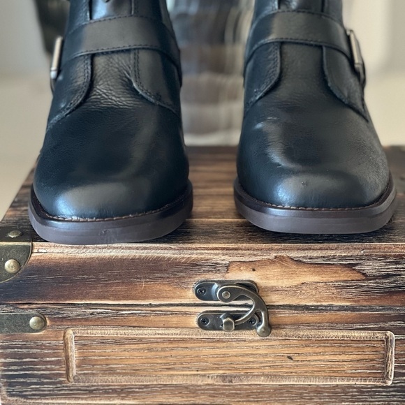 Lucky Brand Katriny Moto Booties in Black - Picture 7 of 11